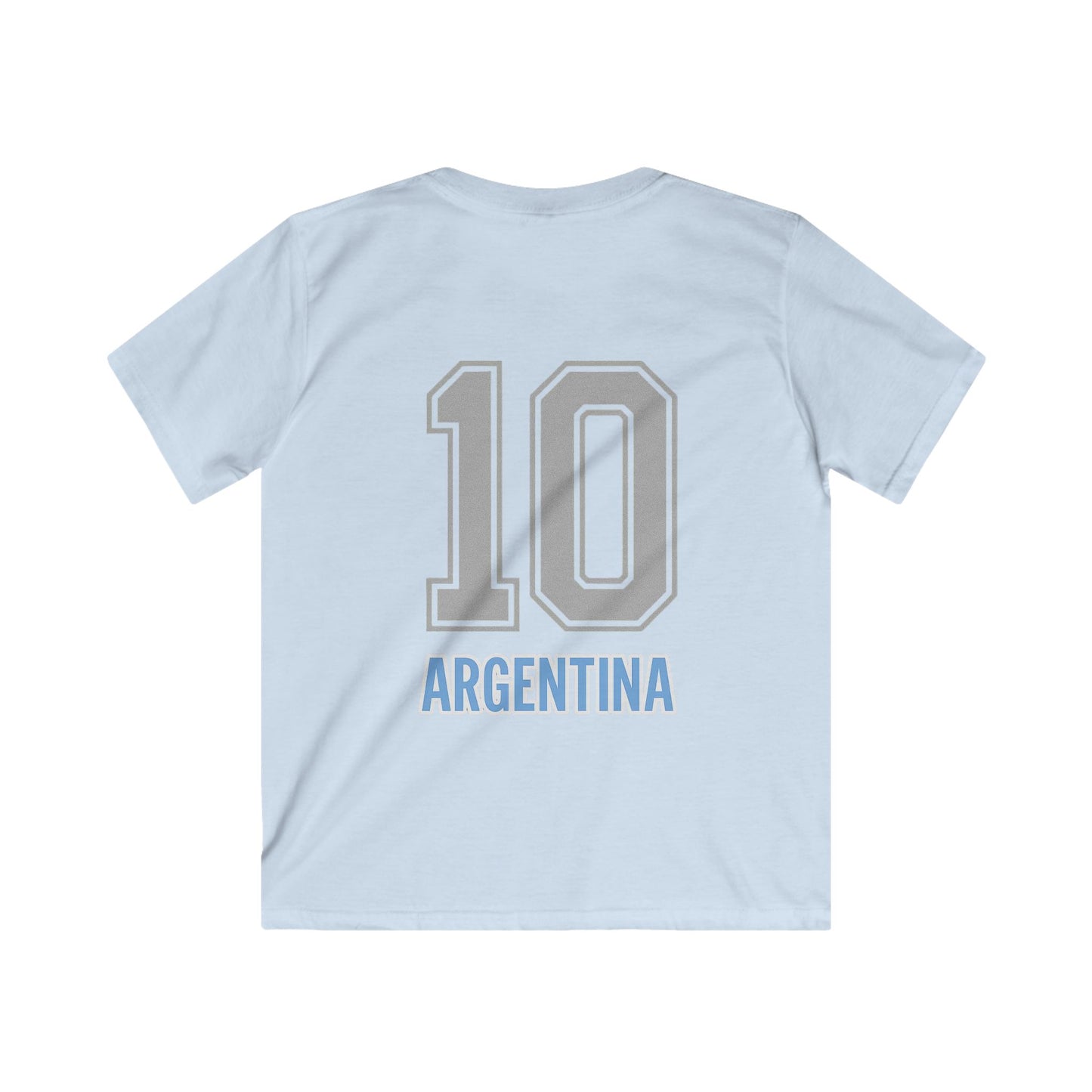 🧸 Argentina Kids Teddy Bear Edition – Softstyle Tee