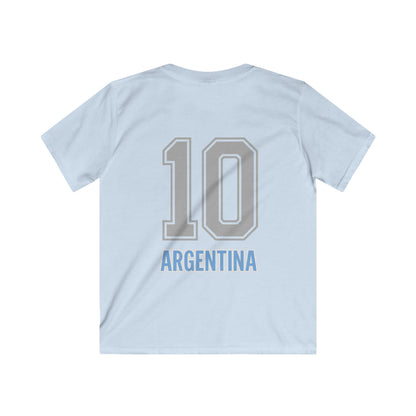 🧸 Argentina Kids Teddy Bear Edition – Softstyle Tee