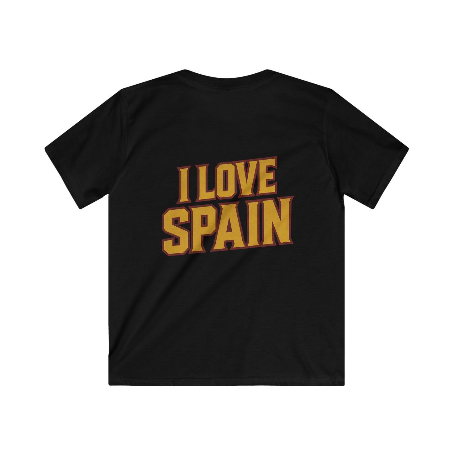 🇪🇸 Spain Kids Softstyle Tee – Number 10 Edition