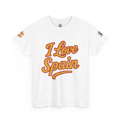 🇪🇸 Spain Men’s Heavy Cotton Tee – “I Love Spain” Edition