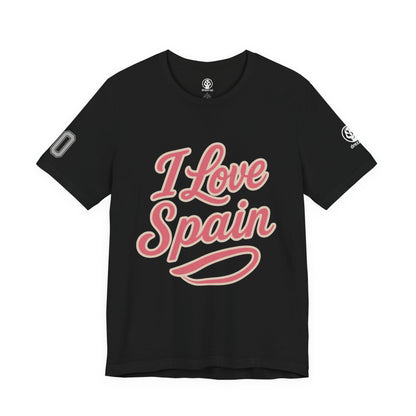 🇪🇸 Spain Women’s Jersey Short Sleeve Tee – “I Love Spain” Edition
