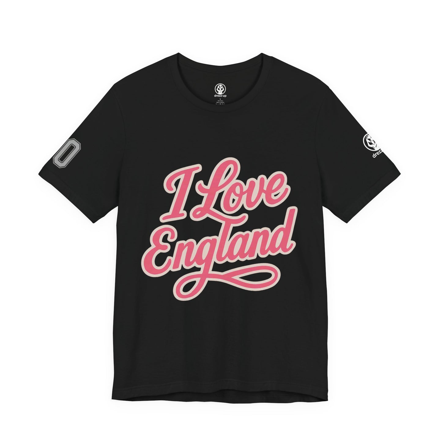 🏴 England Women’s Jersey Short Sleeve Tee – “I Love England” Edition