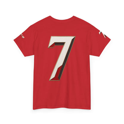 PORTUGAL NUMBER 7 TYPOGRAPHY UNISEX T-SHIRT