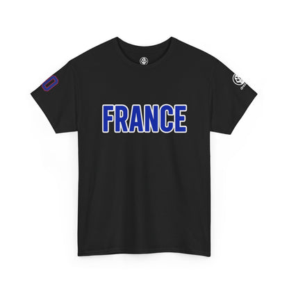 🇫🇷 France Premium Fan Tee – Men’s Heavy Cotton Edition