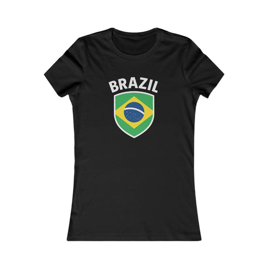 🇧🇷 Brazil Women’s Favorite Tee – Premium Fan Edition