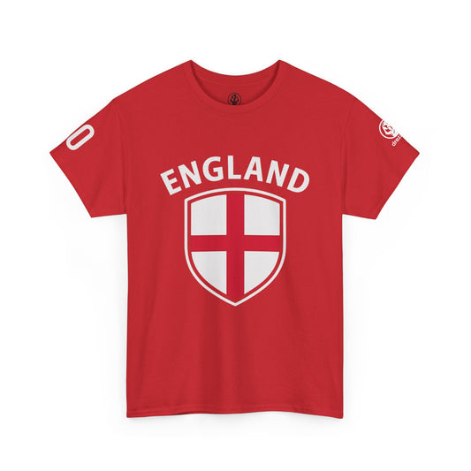 🏴 England Premium Fan Tee – Men’s Heavy Cotton Edition