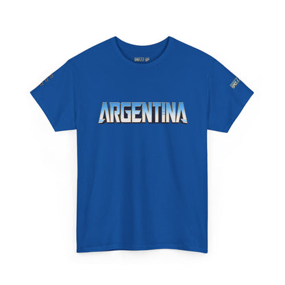 ARGENTINA NUMBER 10 TYPOGRAPHY UNISEX T-SHIRT