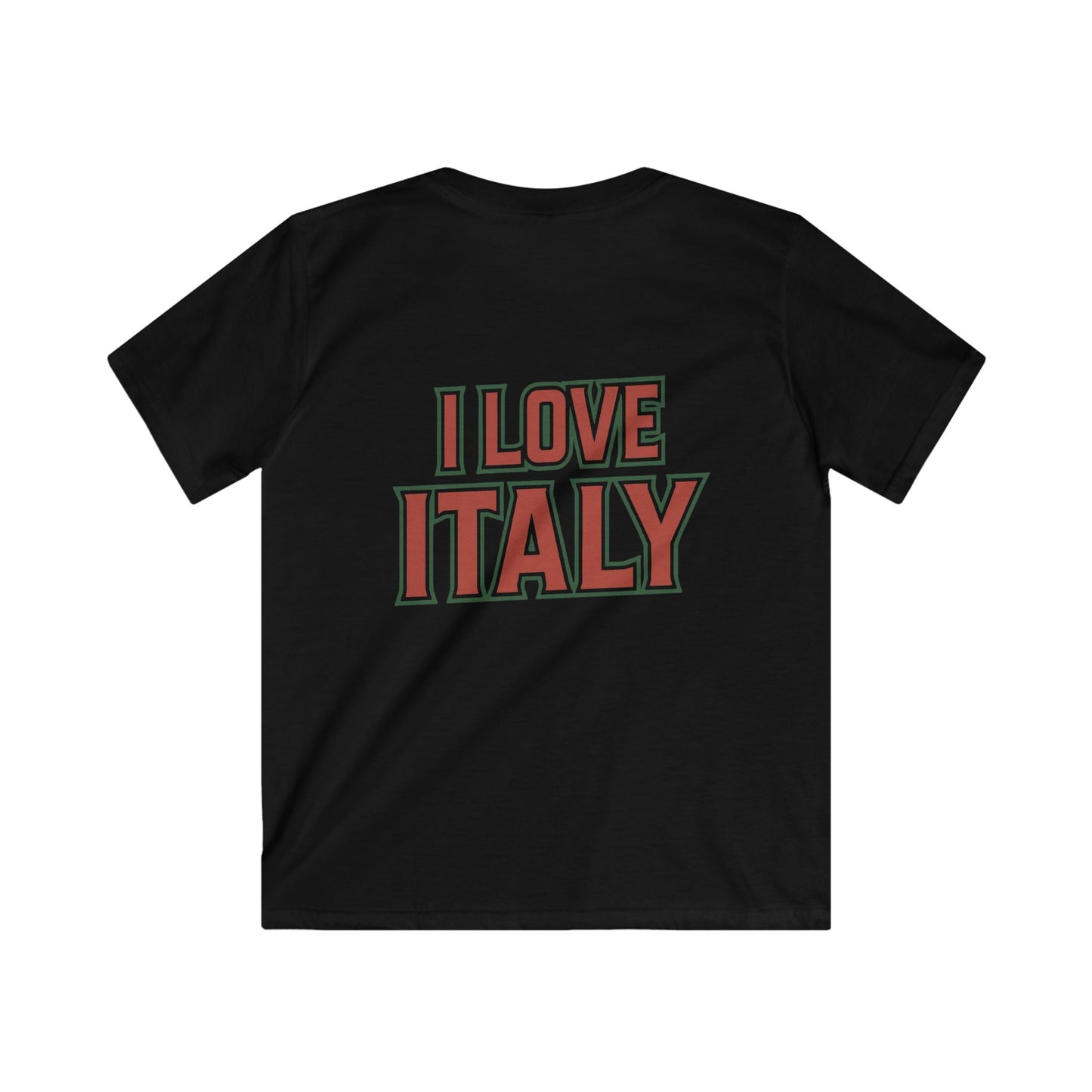 🇮🇹 Italy Kids Softstyle Tee – Number 10 Edition