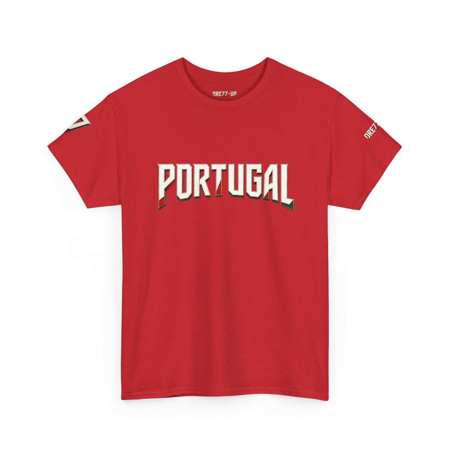 PORTUGAL NUMBER 7 TYPOGRAPHY UNISEX T-SHIRT