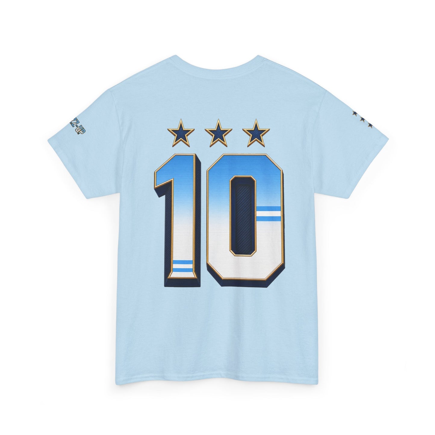 ARGENTINA NUMBER 10 TYPOGRAPHY UNISEX T-SHIRT
