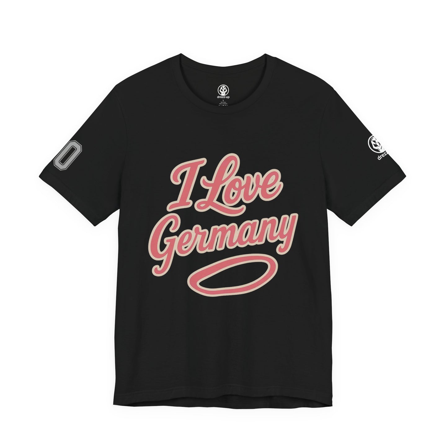 🇩🇪 Germany Women’s Jersey Short Sleeve Tee – “I Love Germany” Edition