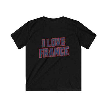 🇫🇷 France Kids Softstyle Tee – Number 10 Edition