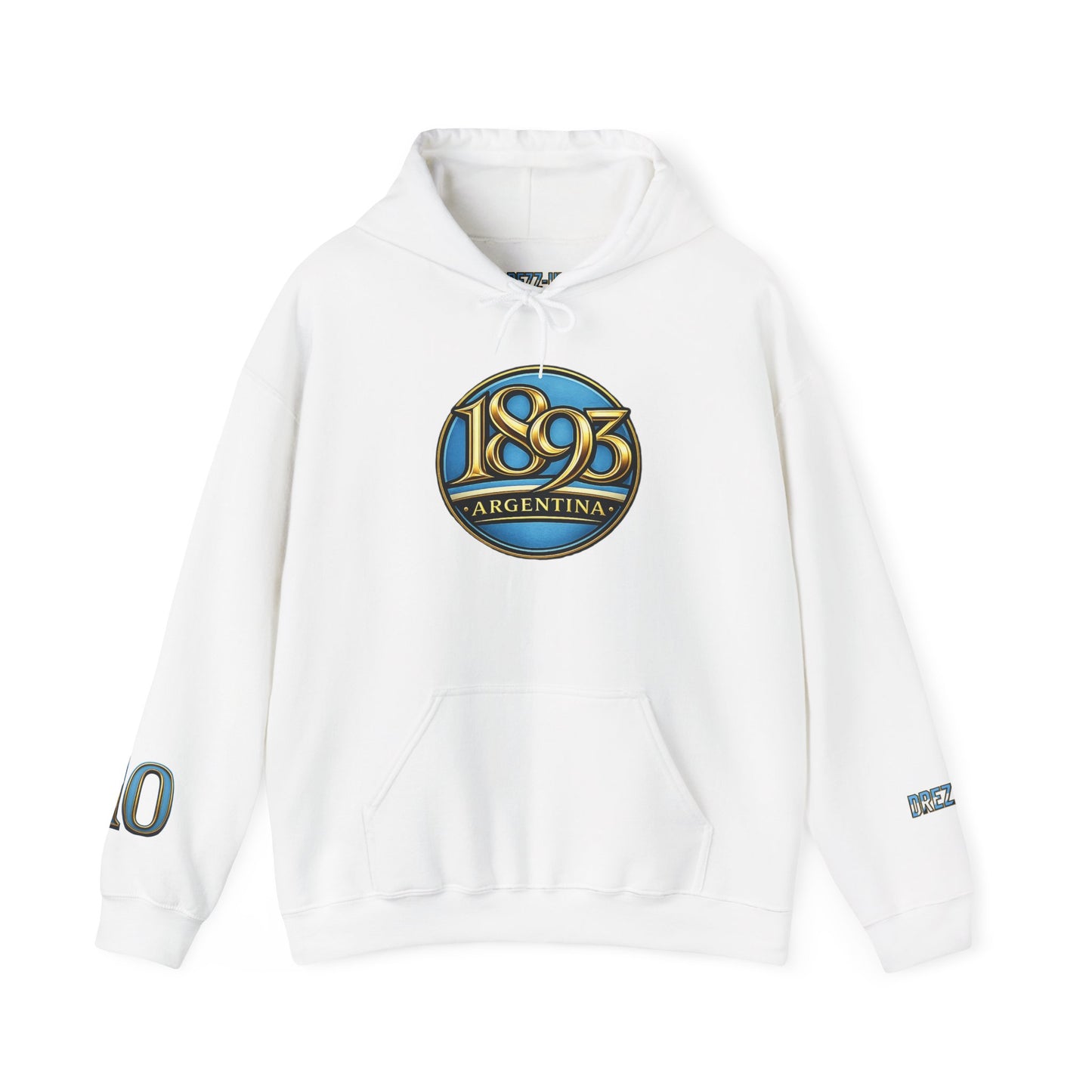 ARGENTINA 1893 NUMBER 10 UNISEX HOODIE