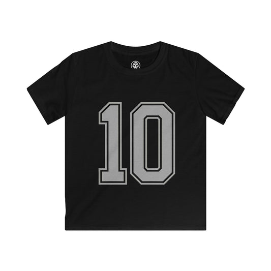 🇫🇷 France Kids Softstyle Tee – Number 10 Edition