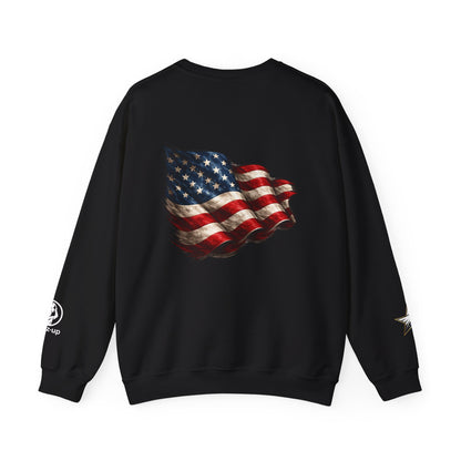 USA FLAG CREWNECK SWEATSHIRT