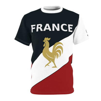 France Premium Edition – Unisex Cut & Sew Tee (AOP)