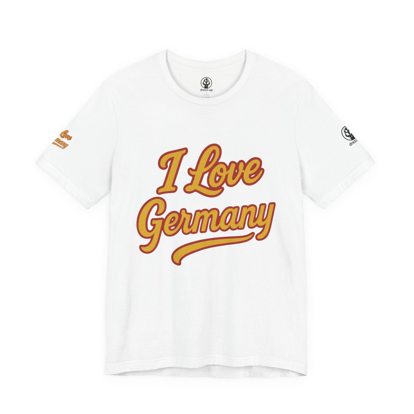 🇩🇪 Germany Women’s Jersey Short Sleeve Tee – “I Love Germany” Edition
