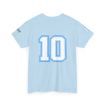 ARGENTINA WHITE TIGER NUMBER 10 UNISEX T-SHIRT