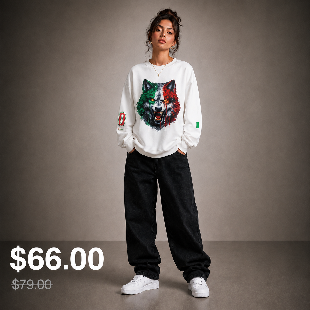 ITALY WOLF CREWNECK