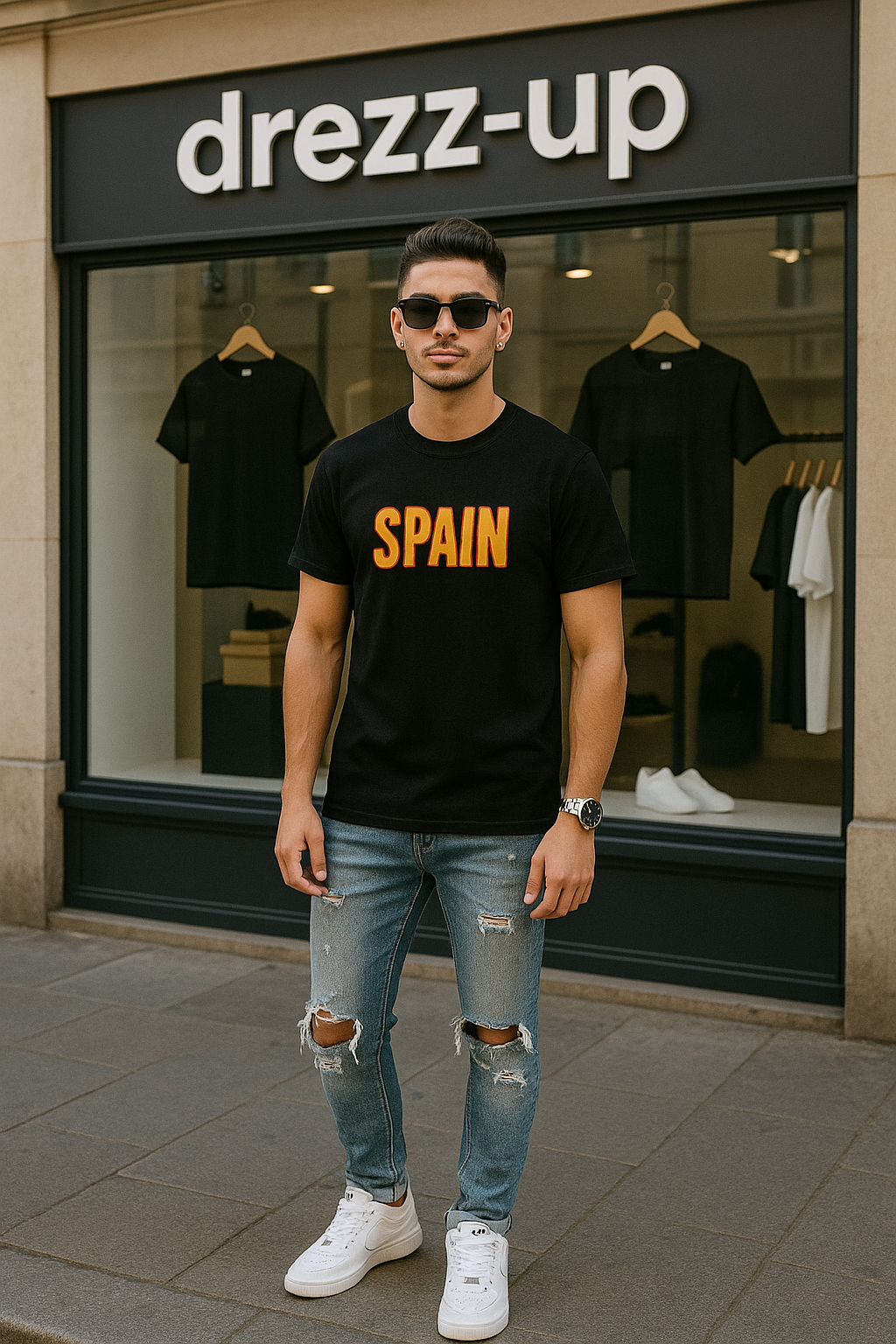 🇪🇸 Spain Premium Fan Tee – Men’s Heavy Cotton Edition