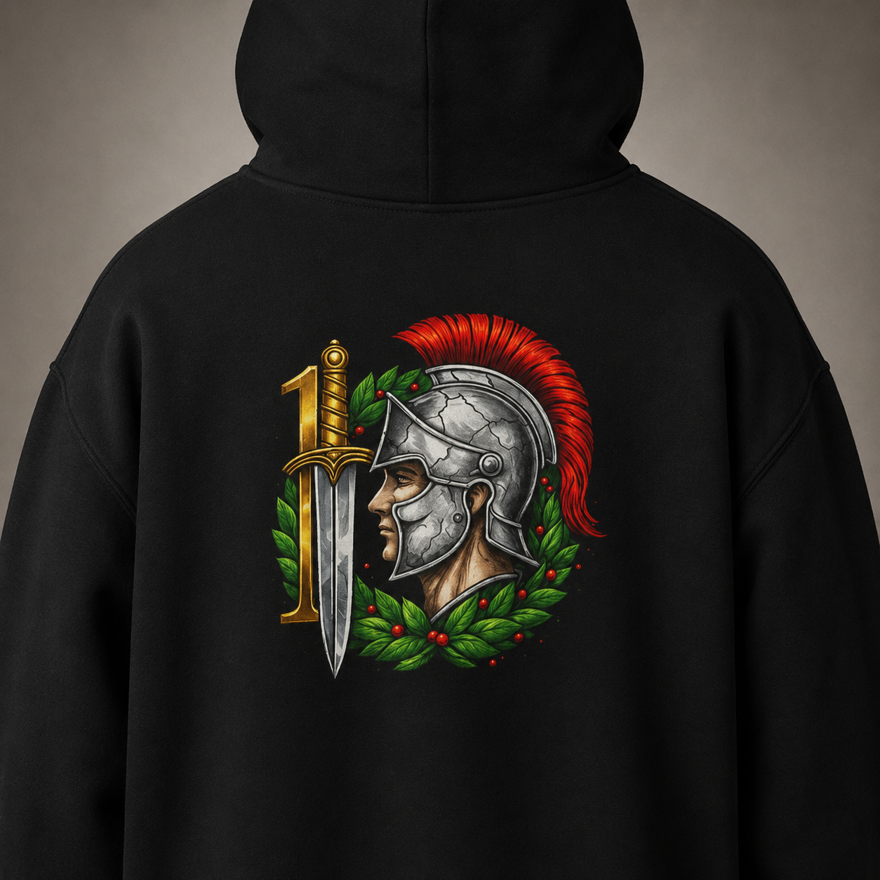 ITALY GLADIATOR HOODIE — NUMBER 10
