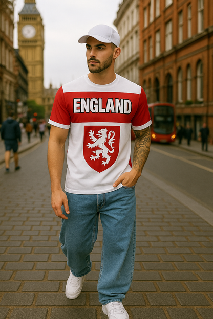 England Premium Edition – Unisex Cut & Sew Tee (AOP)