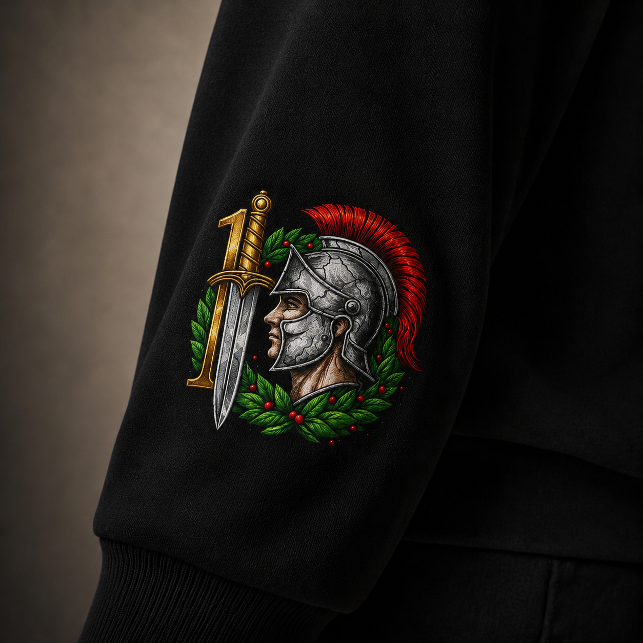 ITALY GLADIATOR HOODIE — NUMBER 10
