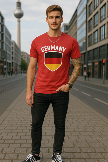 🇩🇪 Germany Premium Fan Tee – Men’s Heavy Cotton Edition