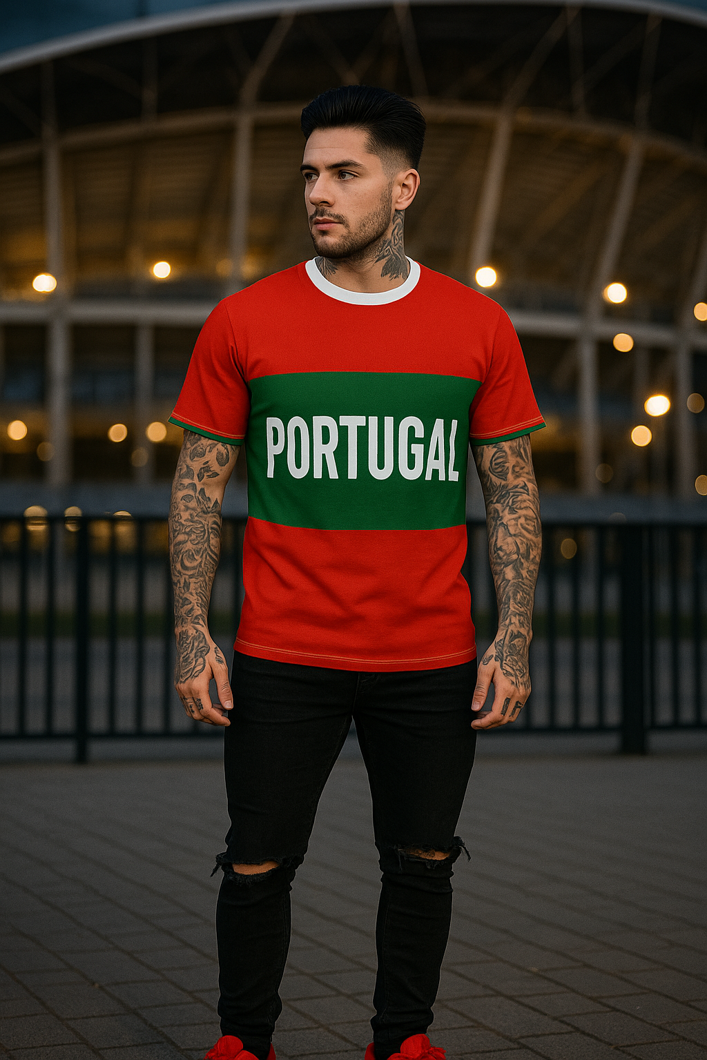 Portugal Premium Edition – Unisex Cut & Sew Tee (AOP)
