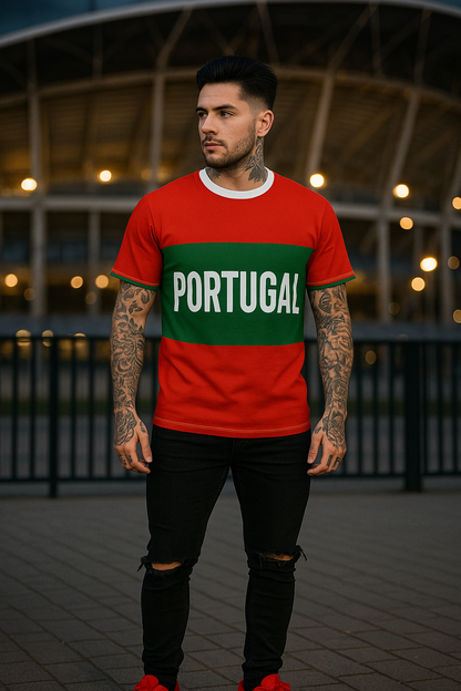 Portugal Premium Edition – Unisex Cut & Sew Tee (AOP)