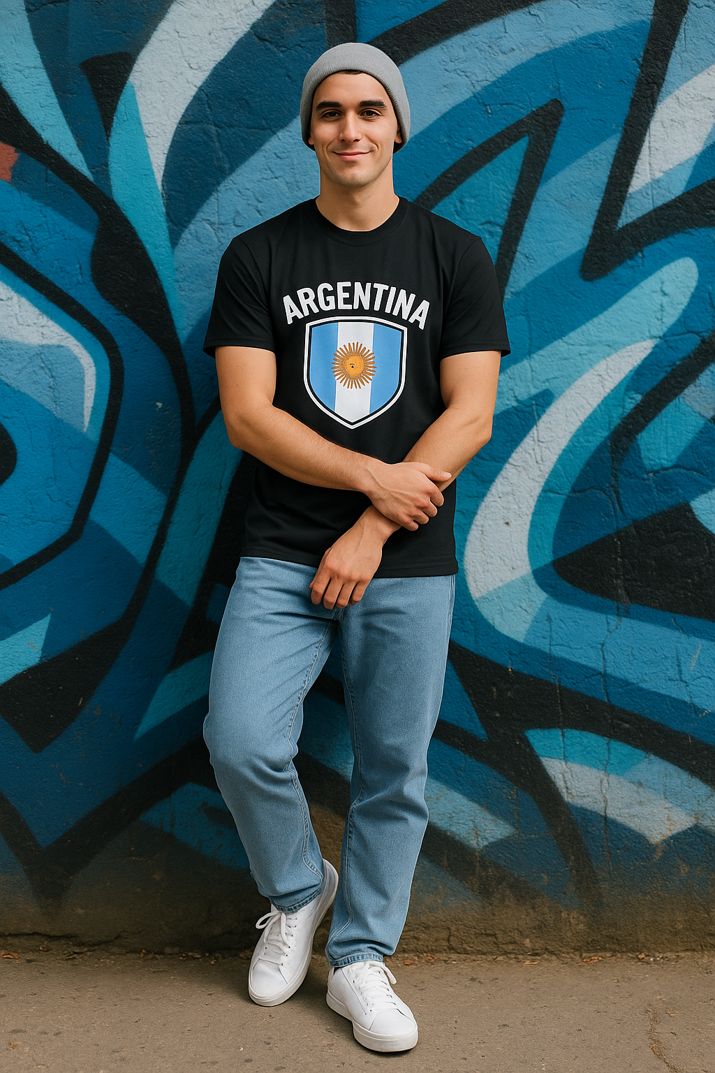 🇦🇷 Argentina Premium Fan Tee – Men’s Heavy Cotton Edition