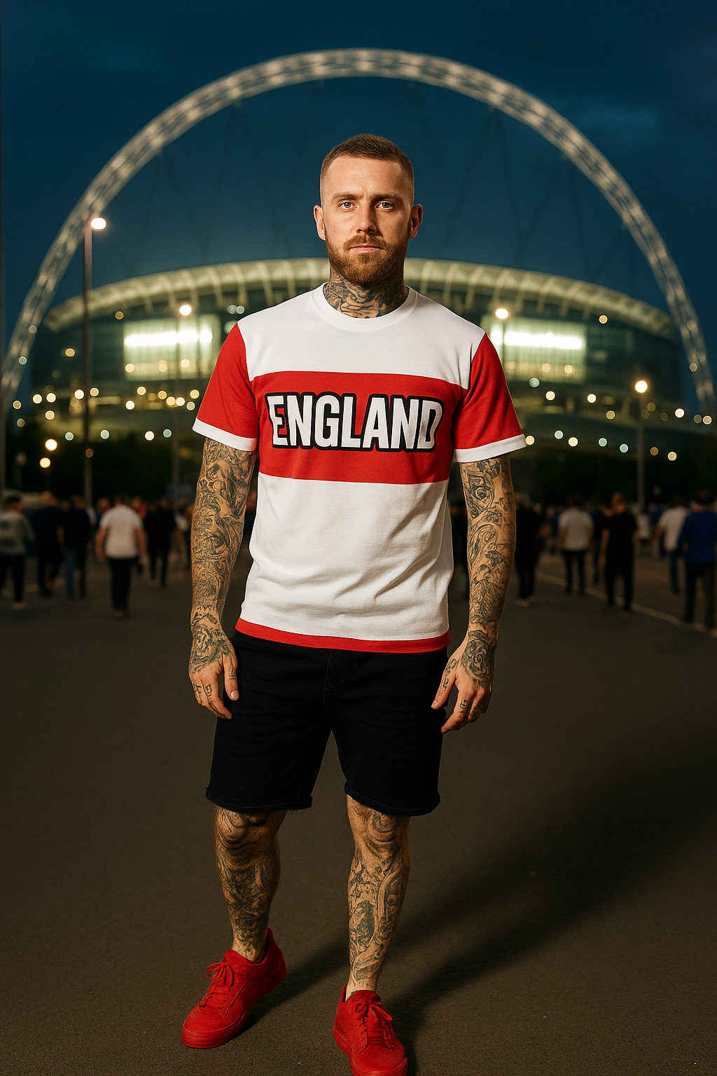 England Premium Edition – Unisex Cut & Sew Tee (AOP)