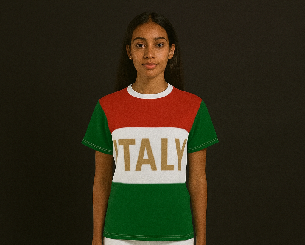 Italy Premium Edition – Unisex Cut & Sew Tee (AOP)