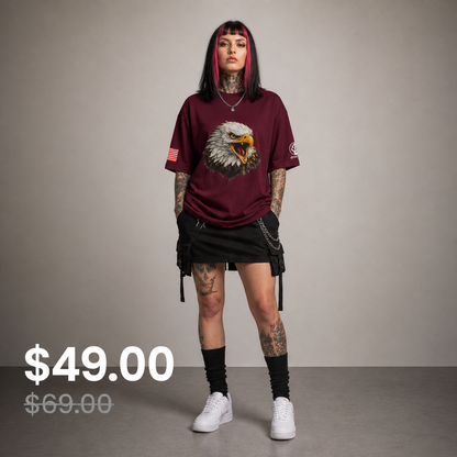 USA EAGLE HEAD TEE